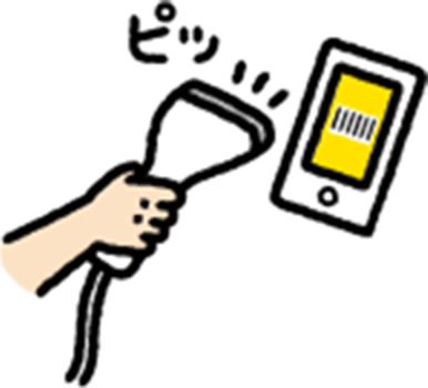 バーコードスキャンのイメージ画像